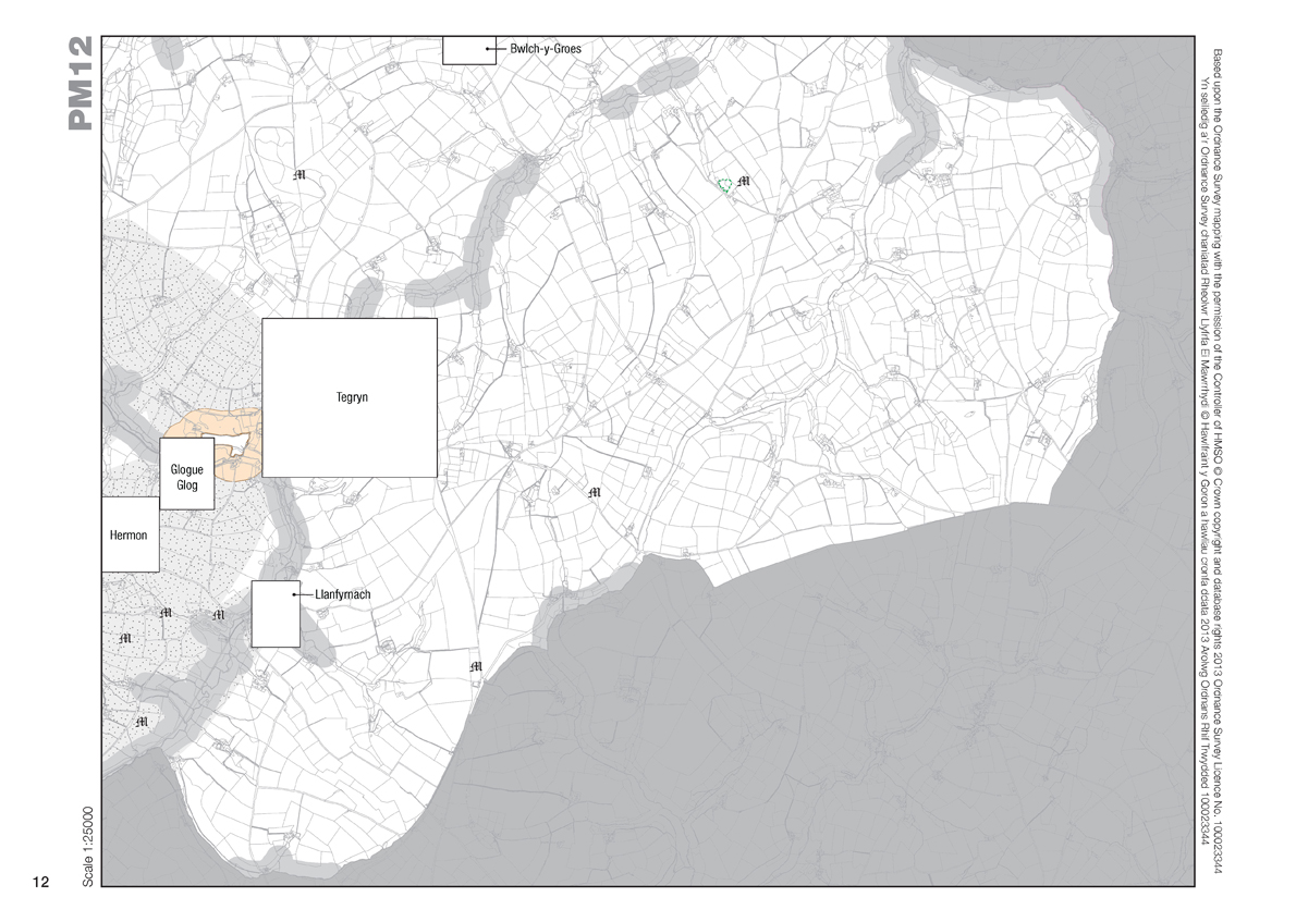 Adopted Local Development Plan - Proposal Map 12 - Pembrokeshire County ...