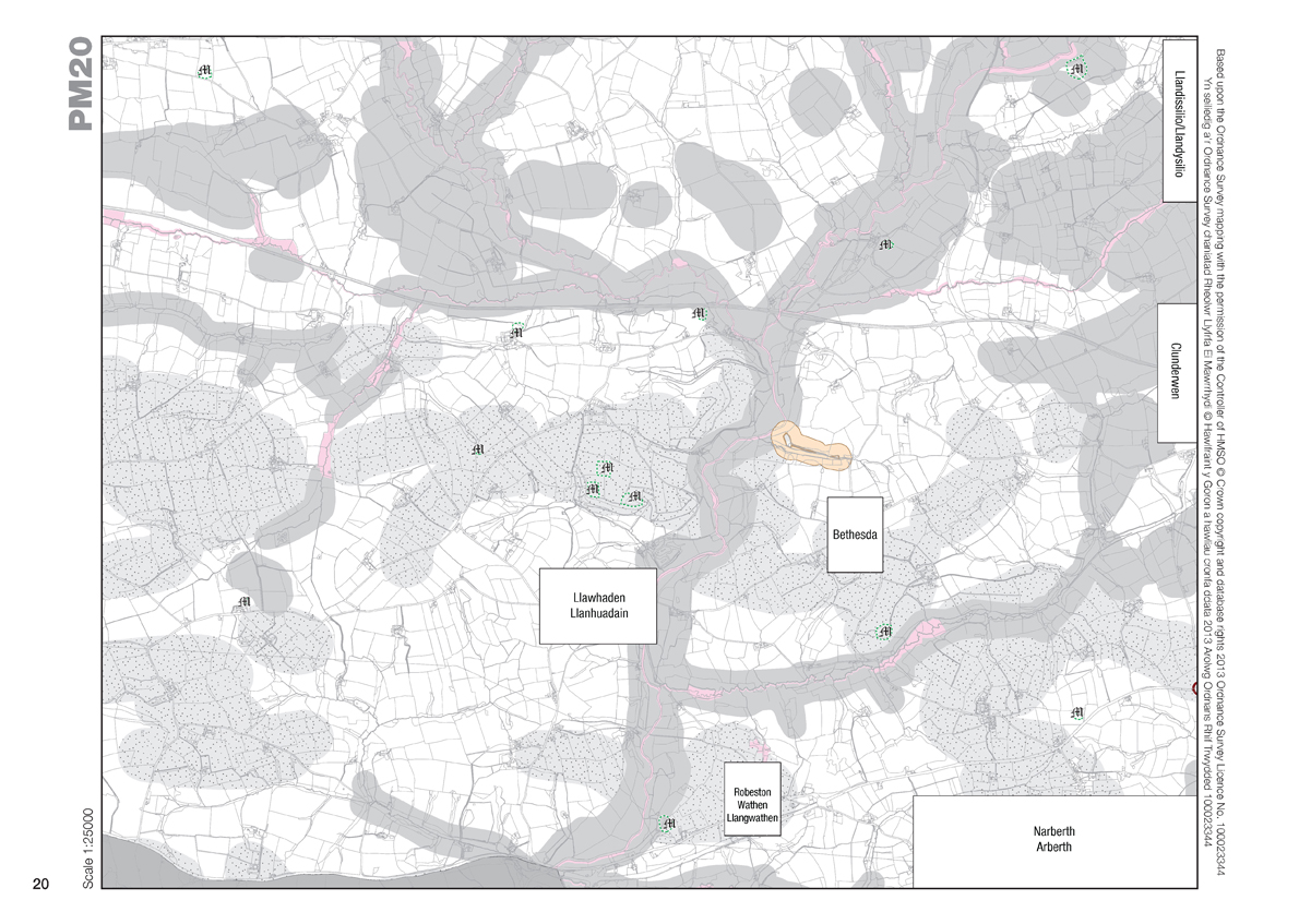 Adopted Local Development Plan - Proposal Map 20 - Pembrokeshire County ...