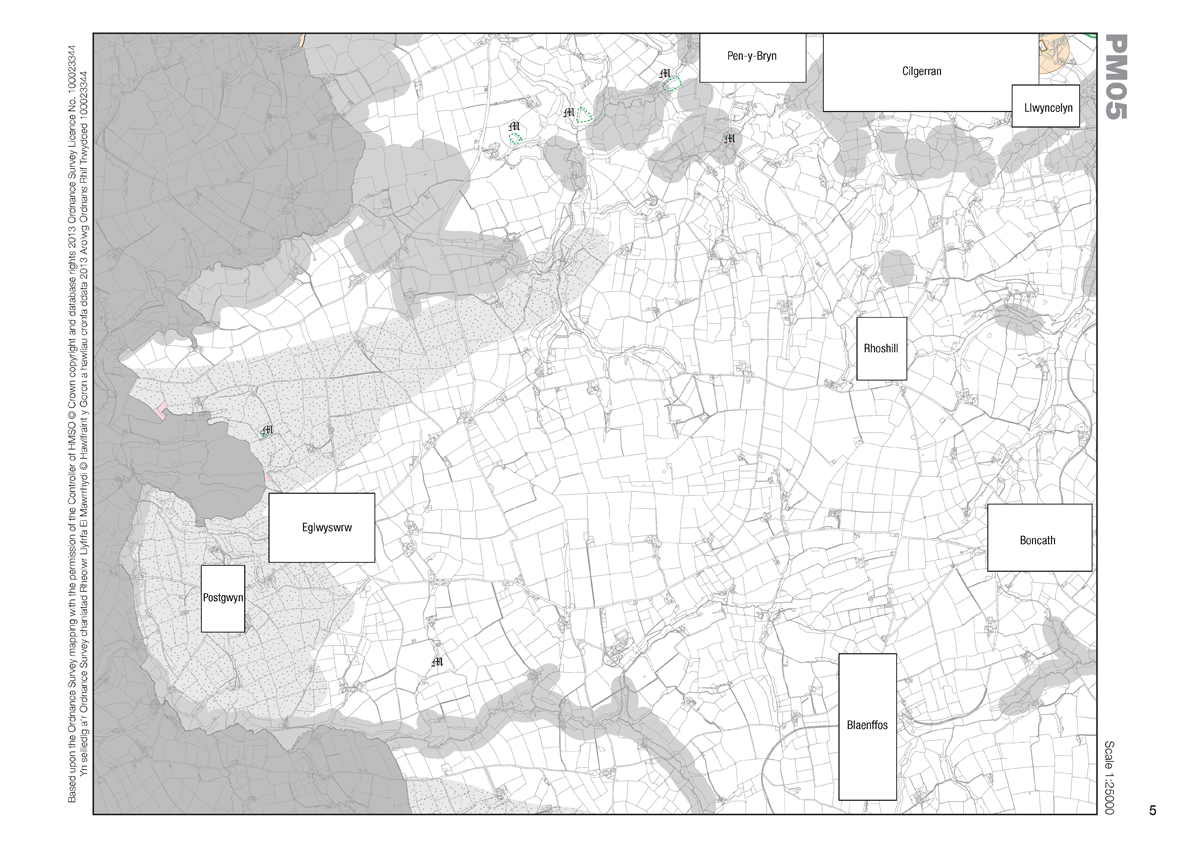 Adopted Local Development Plan - Proposal Map 5 - Pembrokeshire County ...