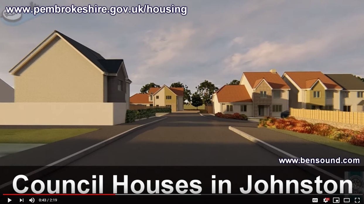 Video Shows New Council Houses Pembrokeshire County Council