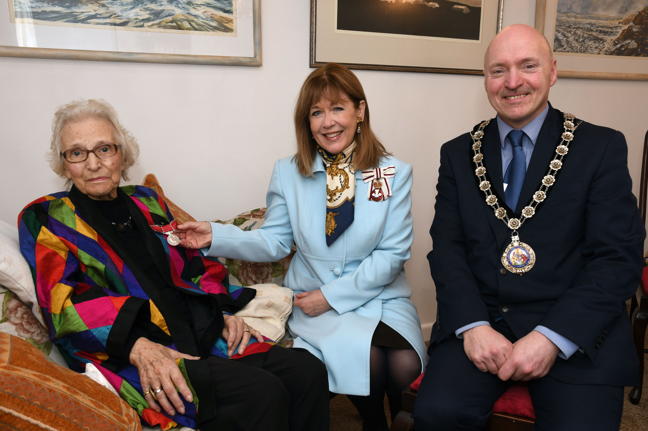 Medal Award for Charity Work Pembrokeshire County Council