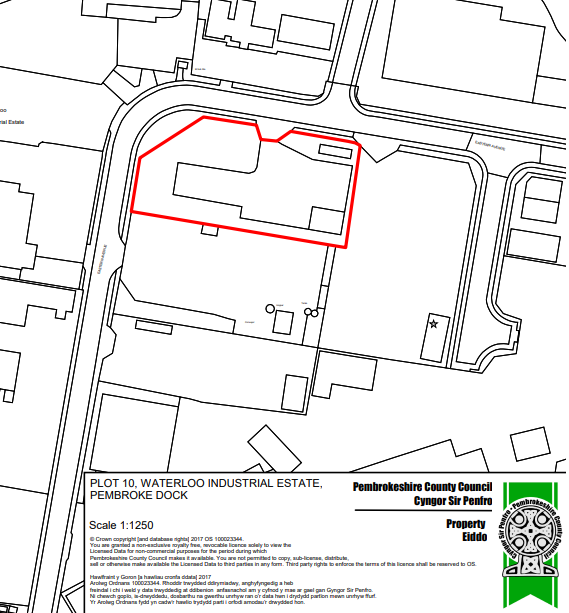 Plot 10, Waterloo Industrial Estate, Pembroke Dock SA72 4RR