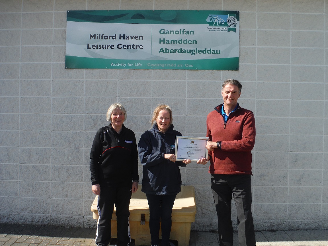 Milford Haven Leisure Centre awarded Autism Aware status